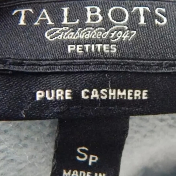 Talbots 100% Cashmere Crewneck Sweater - Picture 2 of 3